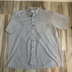 VTG Imperial Landhaus Shirt Bavarian Oktoberfest Men's 45/US XXL Detailed Garmen